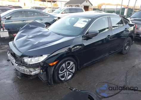 2016 Honda Civic Lx z USA, uszkodzony, nr VIN 19XFC2F55GE037160